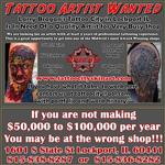 Tattoos - Tattoo Artist Wanted - 123398